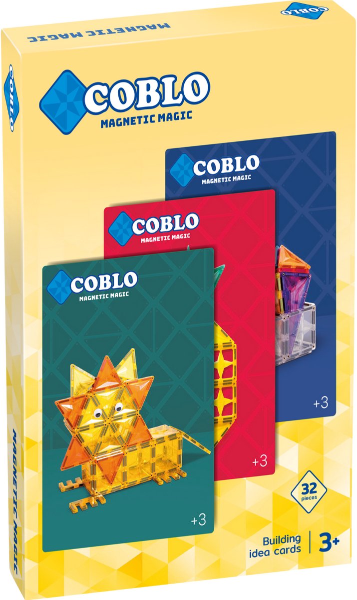 Coblo Bouwkaarten- Educatieve Opdrachten - Montessori speelgoed - STEM speelgoed - Cadeau kind - Speelgoed 3 jaar t/m 12 jaar