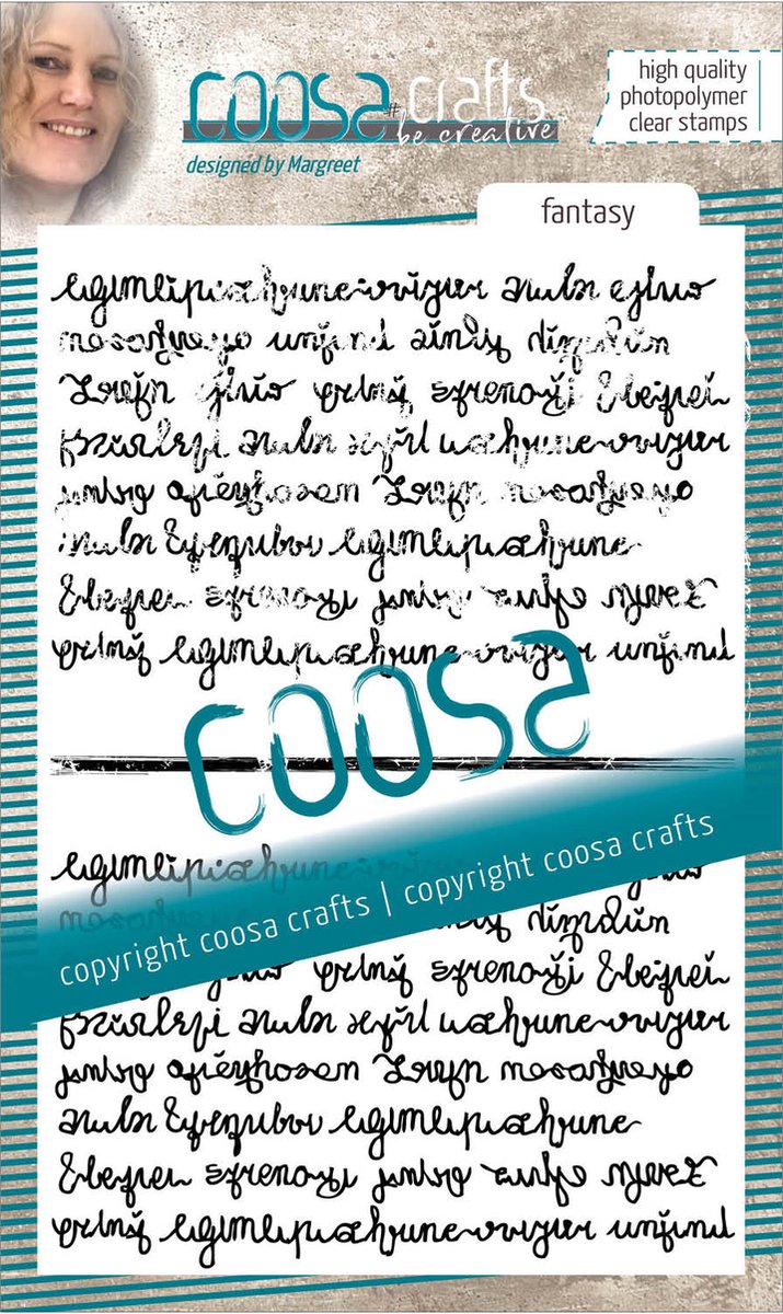 COOSA Crafts stempel A6 - Fantasy Background COC-039