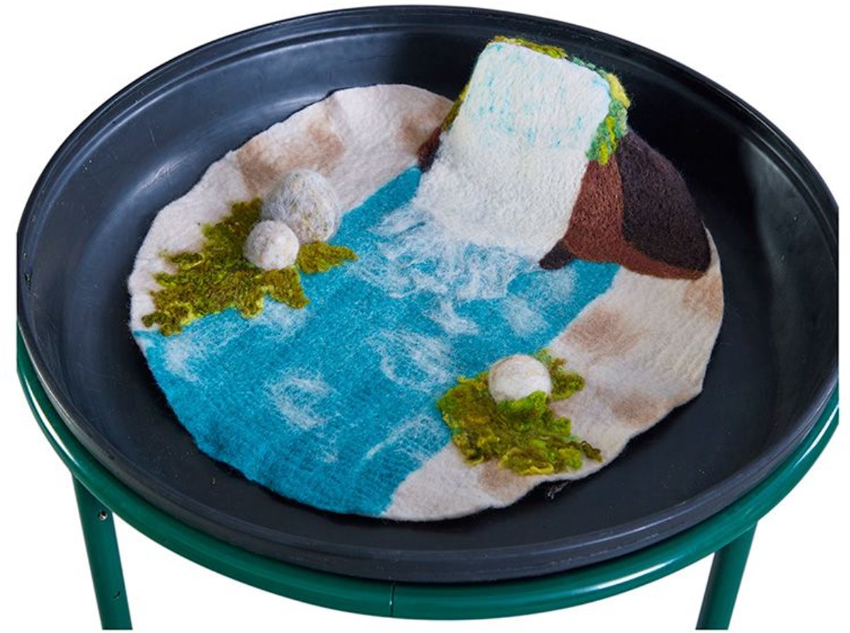 Cosy 3D Vilt Mat Waterval.