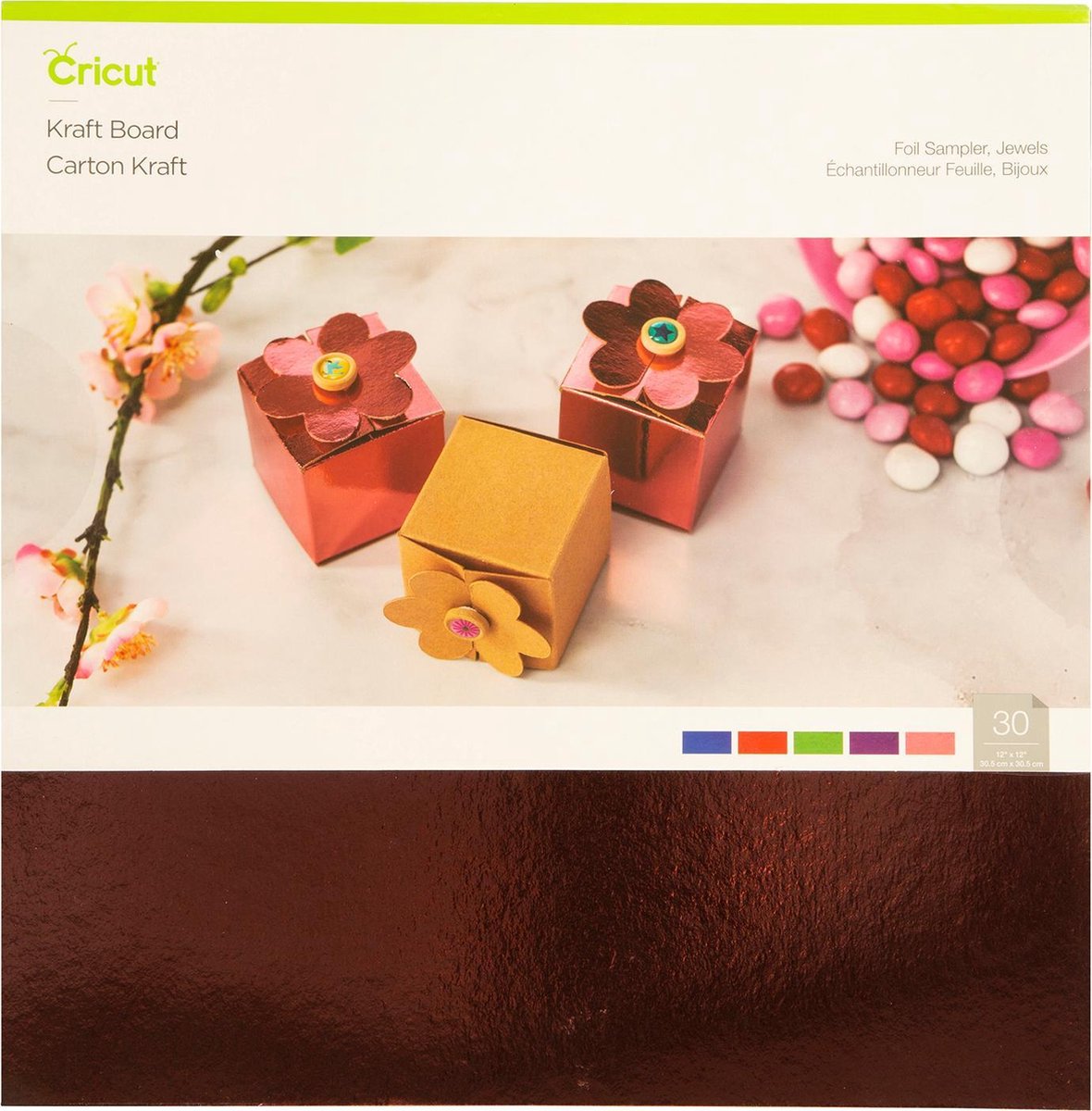 Cricut - Kraft Board Foil sampler Jewels