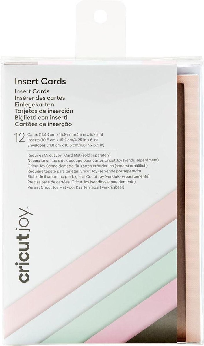 Cricut Joy Wenskaarten - insert cards macaroons - 12 stuks