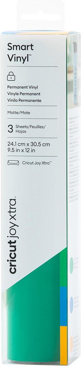 Cricut Smart Vinyl Permanent Joy Xtra 24,1x30,5cm - 3 sheets (Summer Sampler)