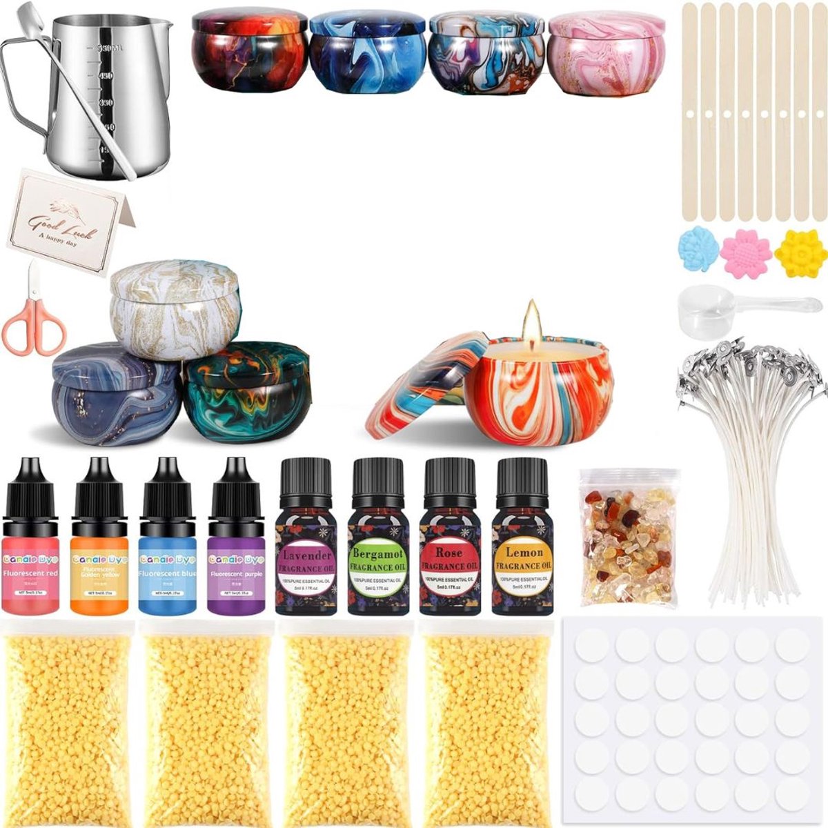   Smeltpan voor Kaarsen - Smeltpan - Kaarsen Maken voor Volwassenen