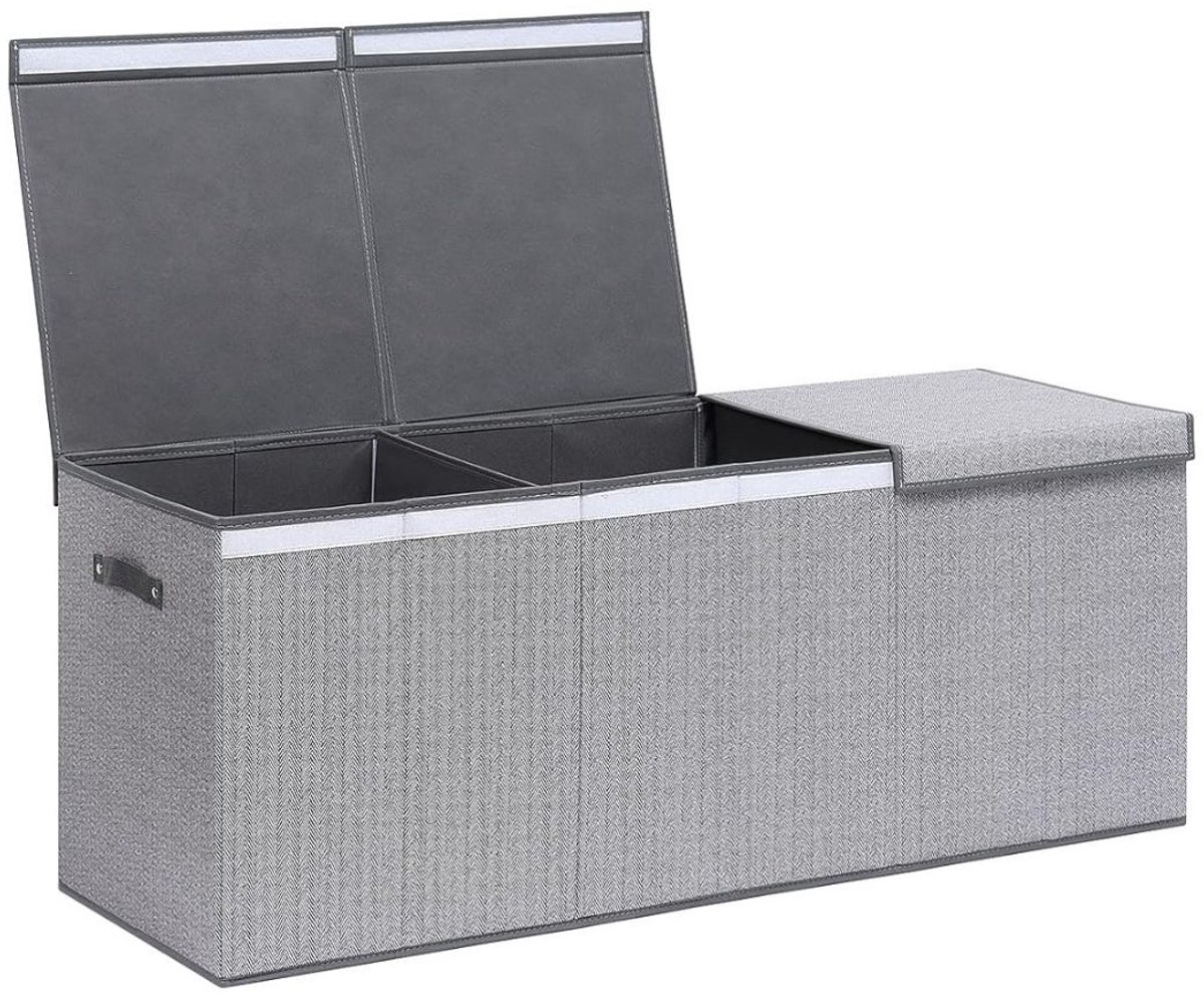 CRLYN® Speelgoedkist - Speelgoedkast - Dekenkist - Grijs