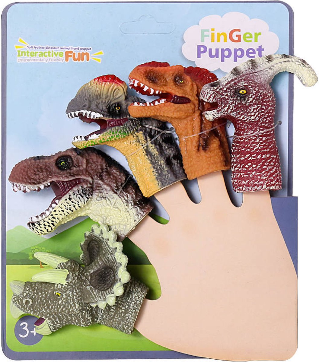 Vingerpoppetjes- uitdeelcadeautjes- uitdeelcadeautjes voor kinderen- uitdeelcadeautjes voor traktatie- uitdeelcadeautjes voor peuters - vingerpoppetjes- vingerpop- dinosaurus speelgoed