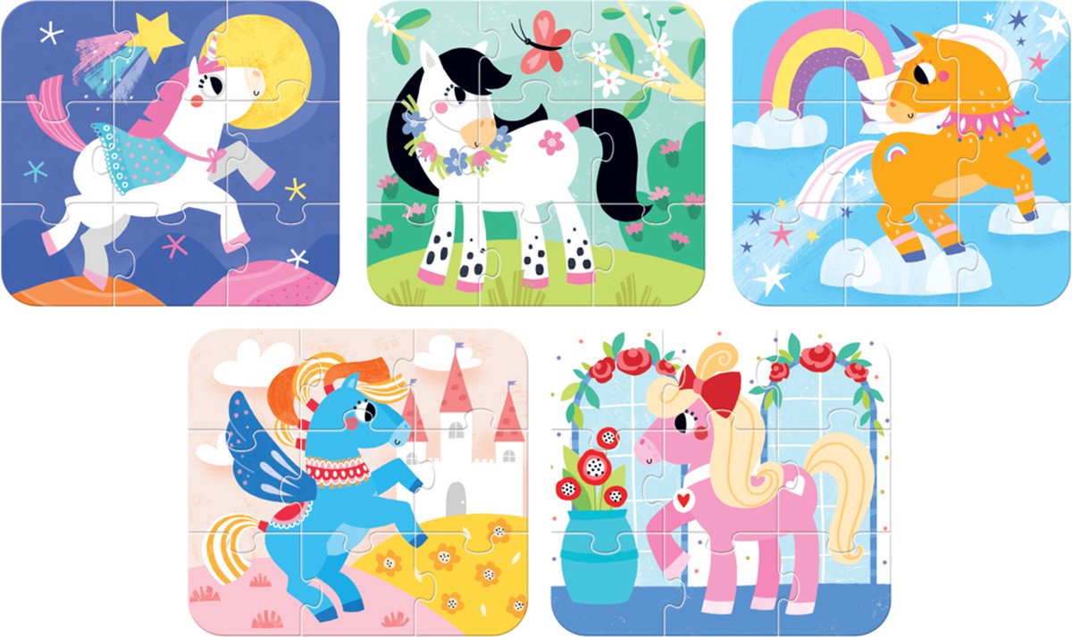 CZUCZU 5902983491170 puzzel Contourpuzzel 9 stuk(s) Dieren