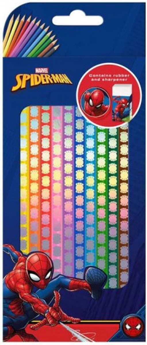 Spiderman Kleurpotloden set - Gratis Verzonden