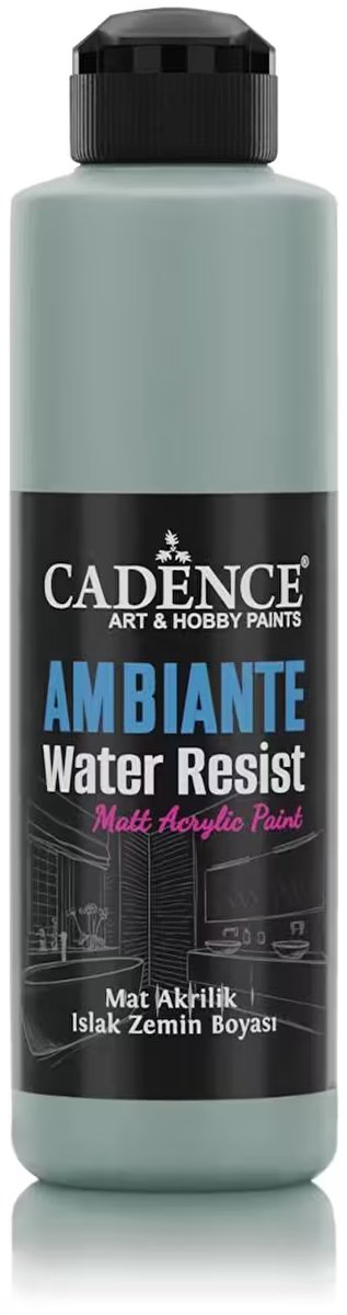 Cadence Ambiante Waterbestendige Matt Acrylverf 250 ml Mould Green + 10 gr Catalyst