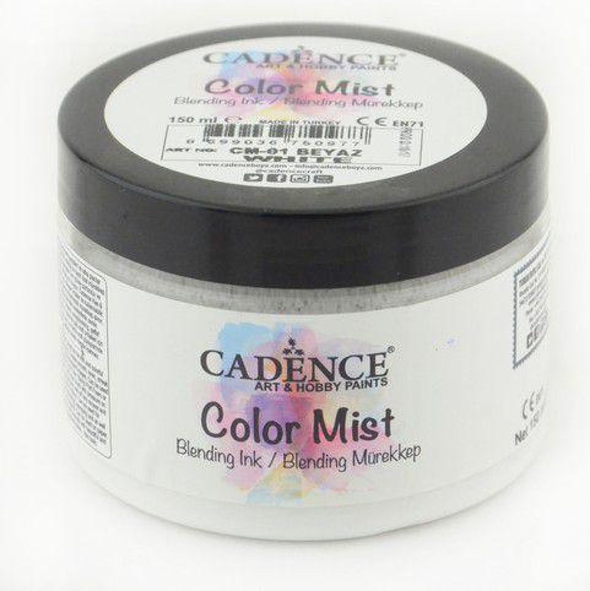 Cadence Color Mist Bending Inkt verf Wit 01 073 0001 0150  150 ml