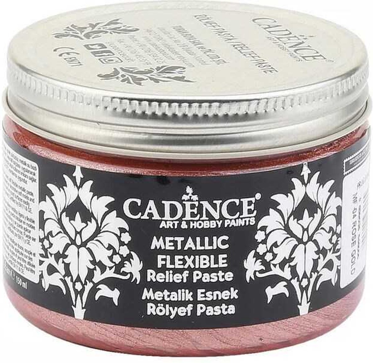 Cadence Metallic Flexible MF-04 Rose Gold Relief paste 150 ml