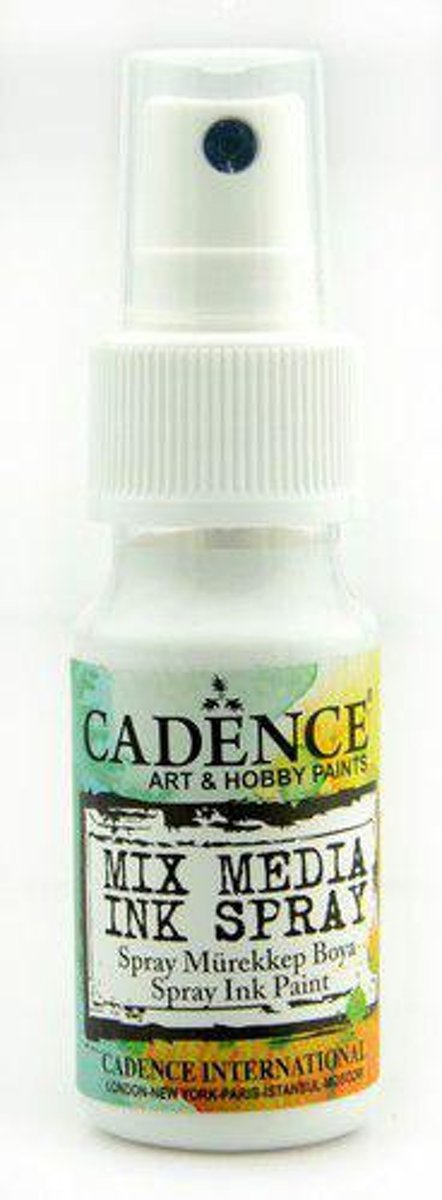 Cadence Mix Media Inkt spray Wit 01 034 0001 0025  25 ml