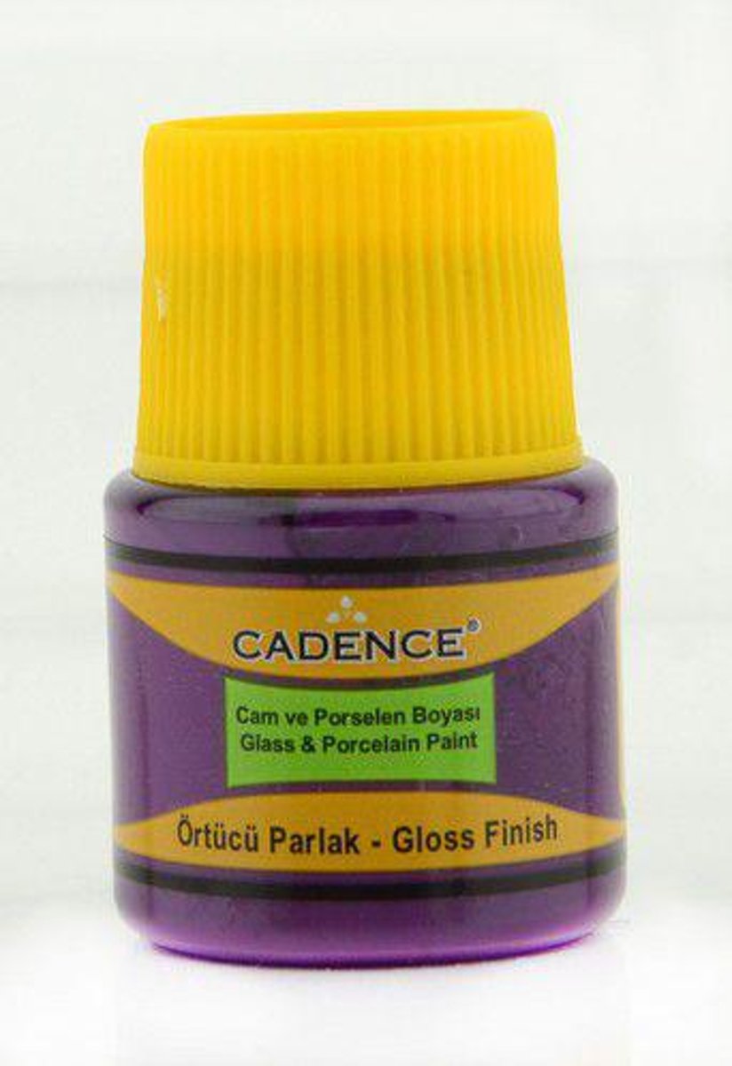 Cadence Opague Glas & Porselein verf Aubergine  01 049 0022 0045  45 ml