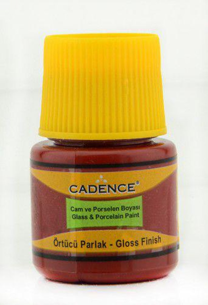 Cadence Opague Glas & Porselein verf Oxcide rood  01 049 0554 0045  45 ml