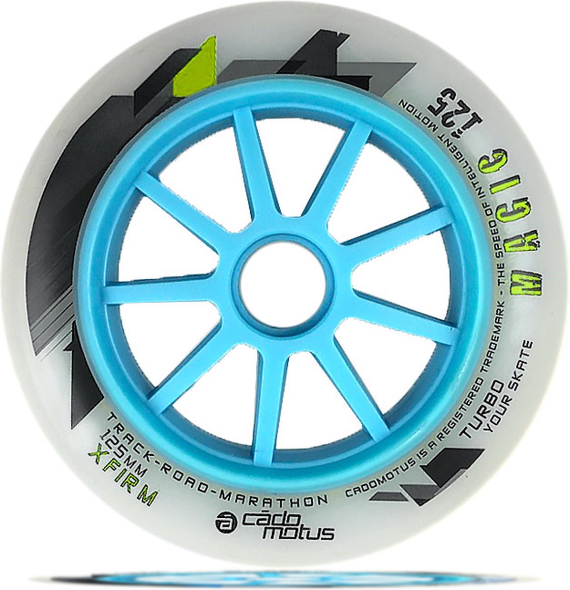 Magic 125mm inline skate wiel per set