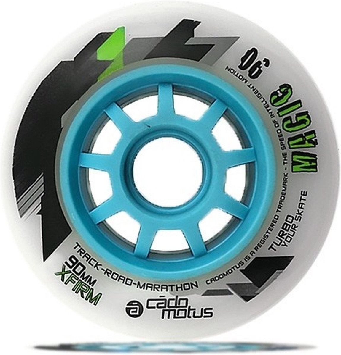 Magic 90mm inline skate wiel per set