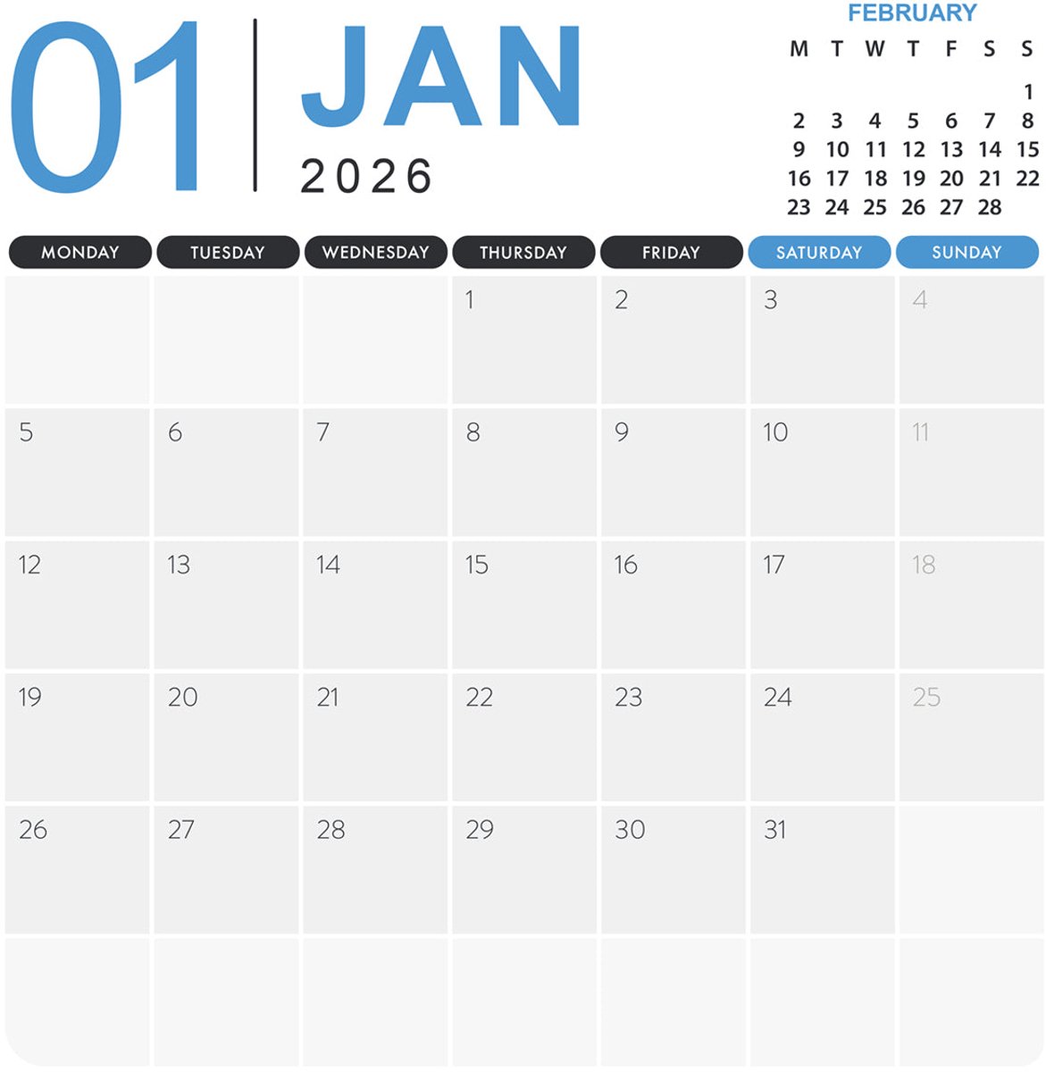 Griekse Eilanden kalender 2026