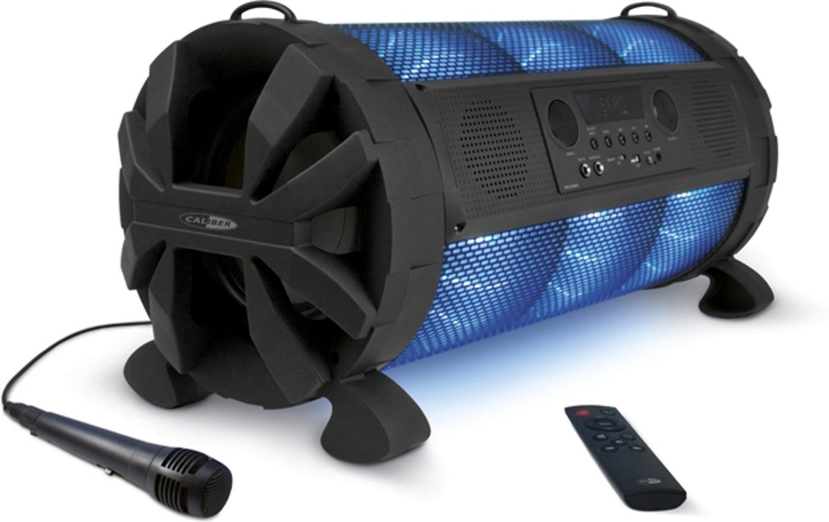 Caliber HPG519BTL 2.1 portable bluetooth karaoke speaker system 60W Zwart