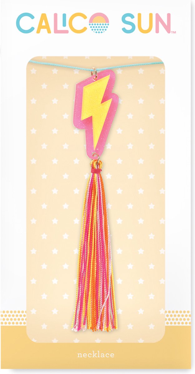 Calico Sun - Alexa Necklace Lightning Bolt