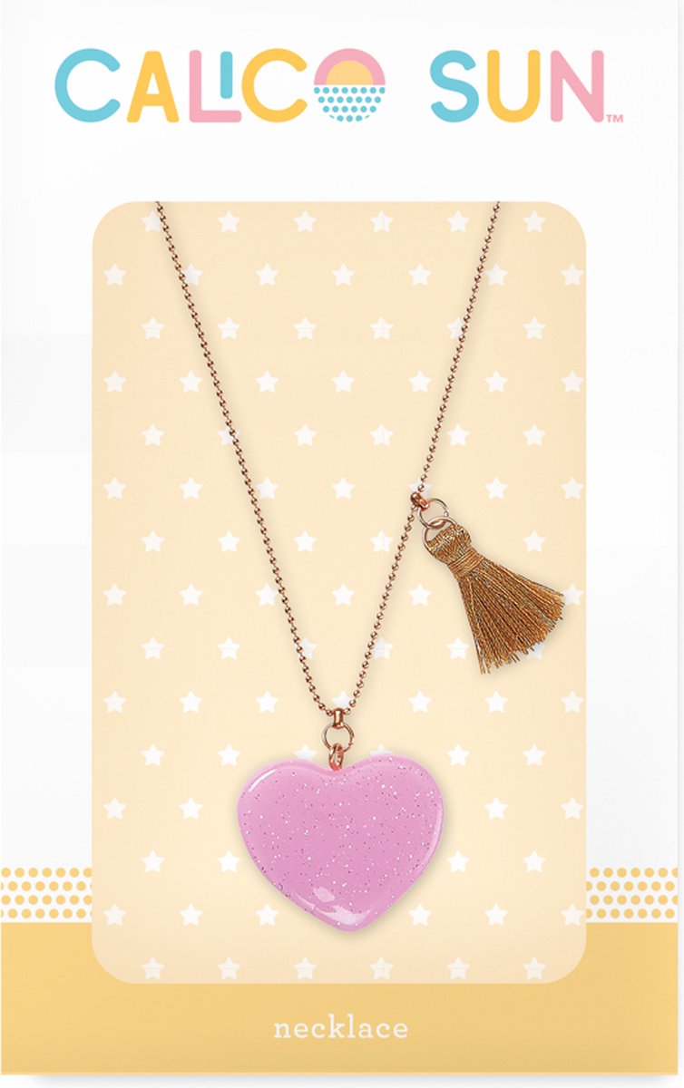 Calico Sun - Lily Necklace Heart