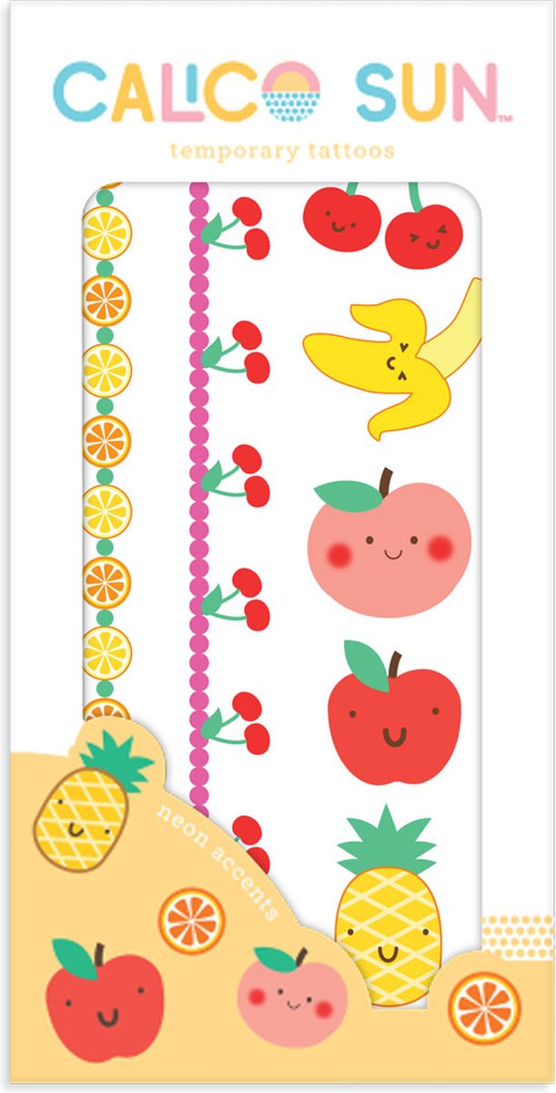 Calico Sun Tijdelijke Clementine Tatoeages