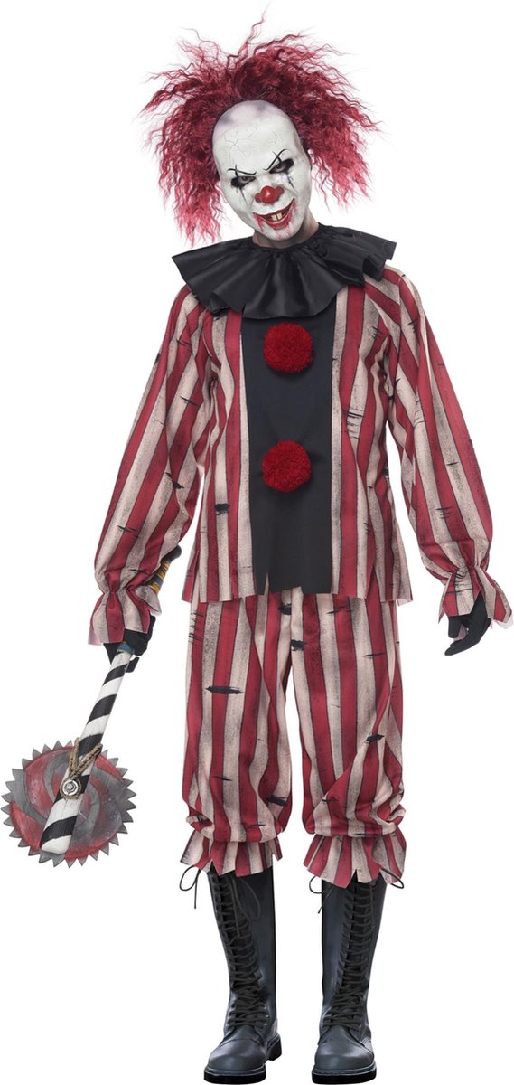 CALIFORNIA COSTUMES - Demonische clown kostuum voor volwassenen - M (40/42) - Volwassenen kostuums