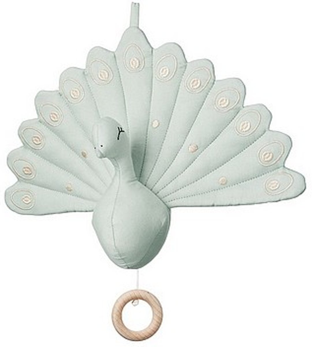 Cam Cam muziekdoosje pauw mint