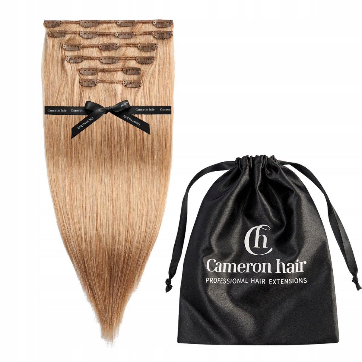 Clip-in Extensions 100% Natuurlijk Menselijk Haar 6 Strengen 120g 43cm