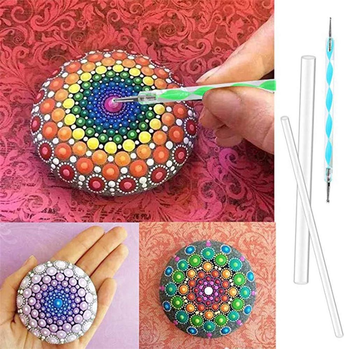 Candala Stks Mandala - Kunststof - Pen - Stks - Mandala - Art