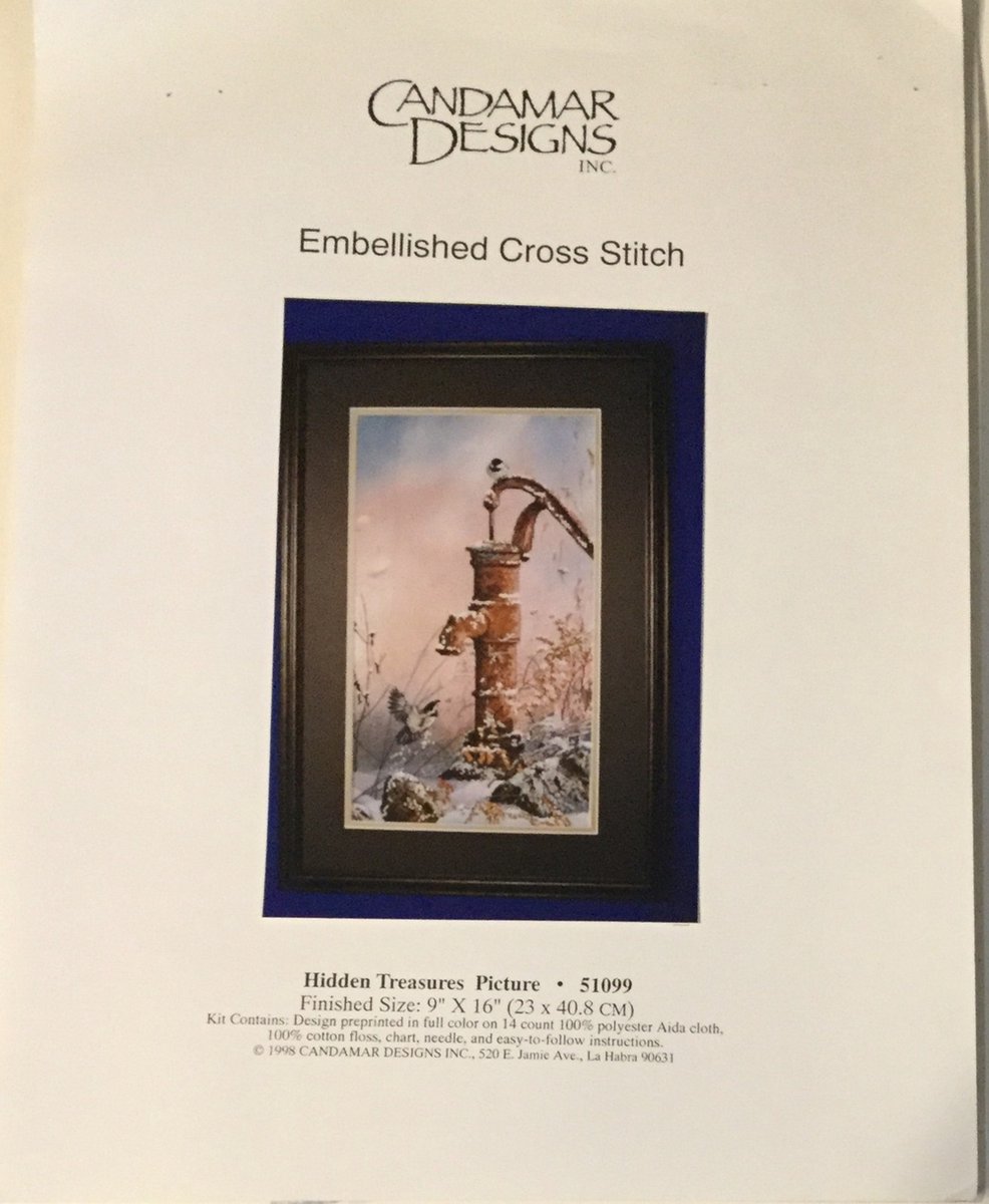 Borduurpakket voorbedrukt op Aida