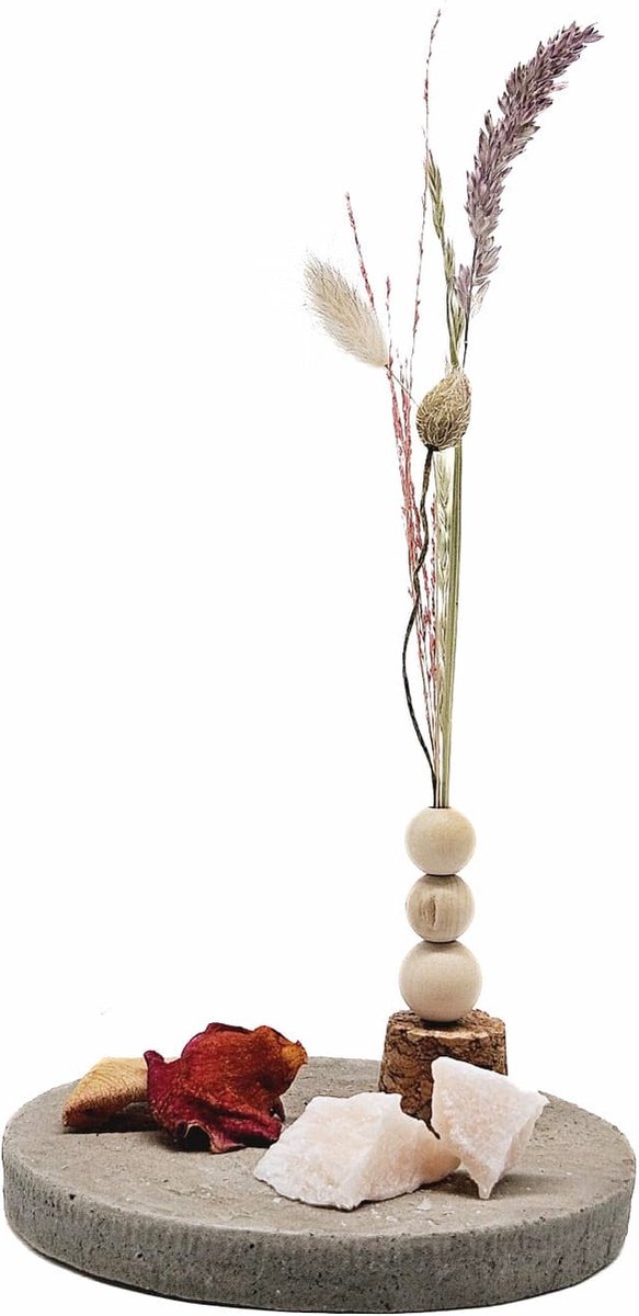 DIY pakket - Droogbloemen met geurdecoratie - Rozen