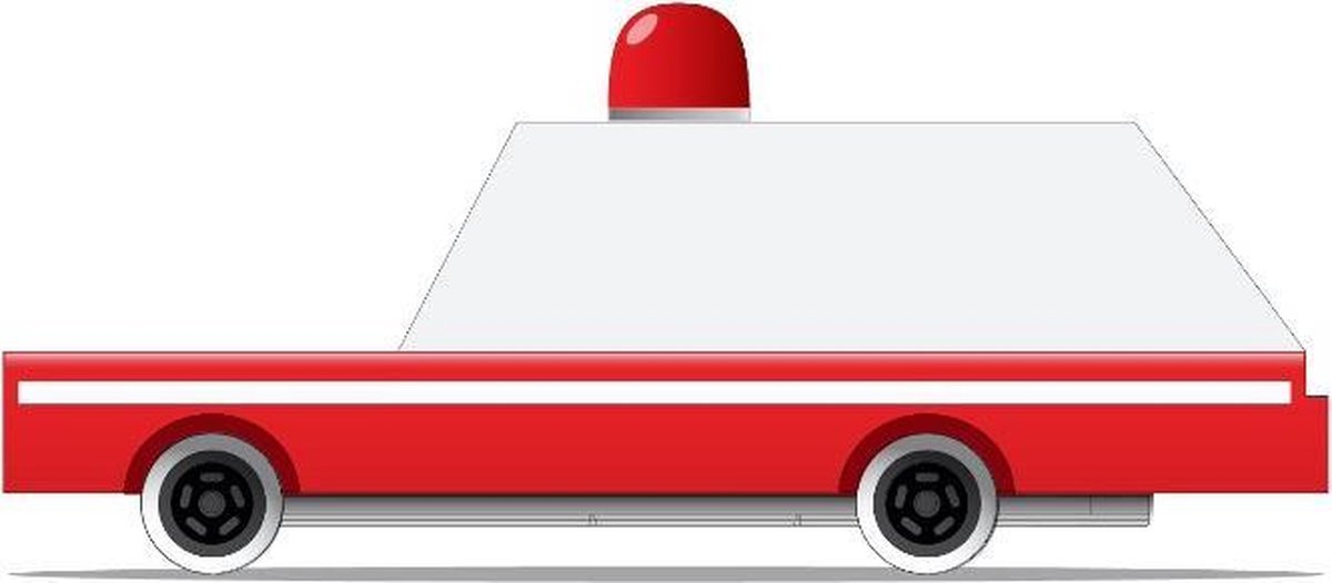 Candycars - Houten Speelgoedauto - Ambulance