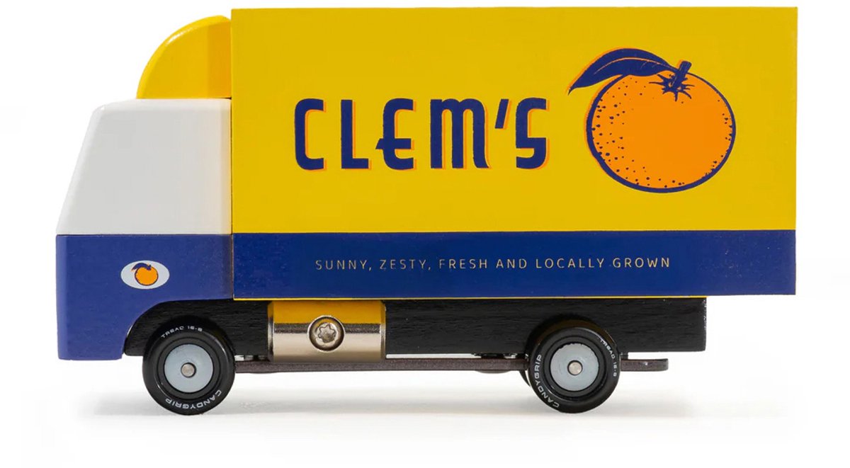Candylab speelgoedauto Clems Truck - kleurrijke Candycar World truck.
