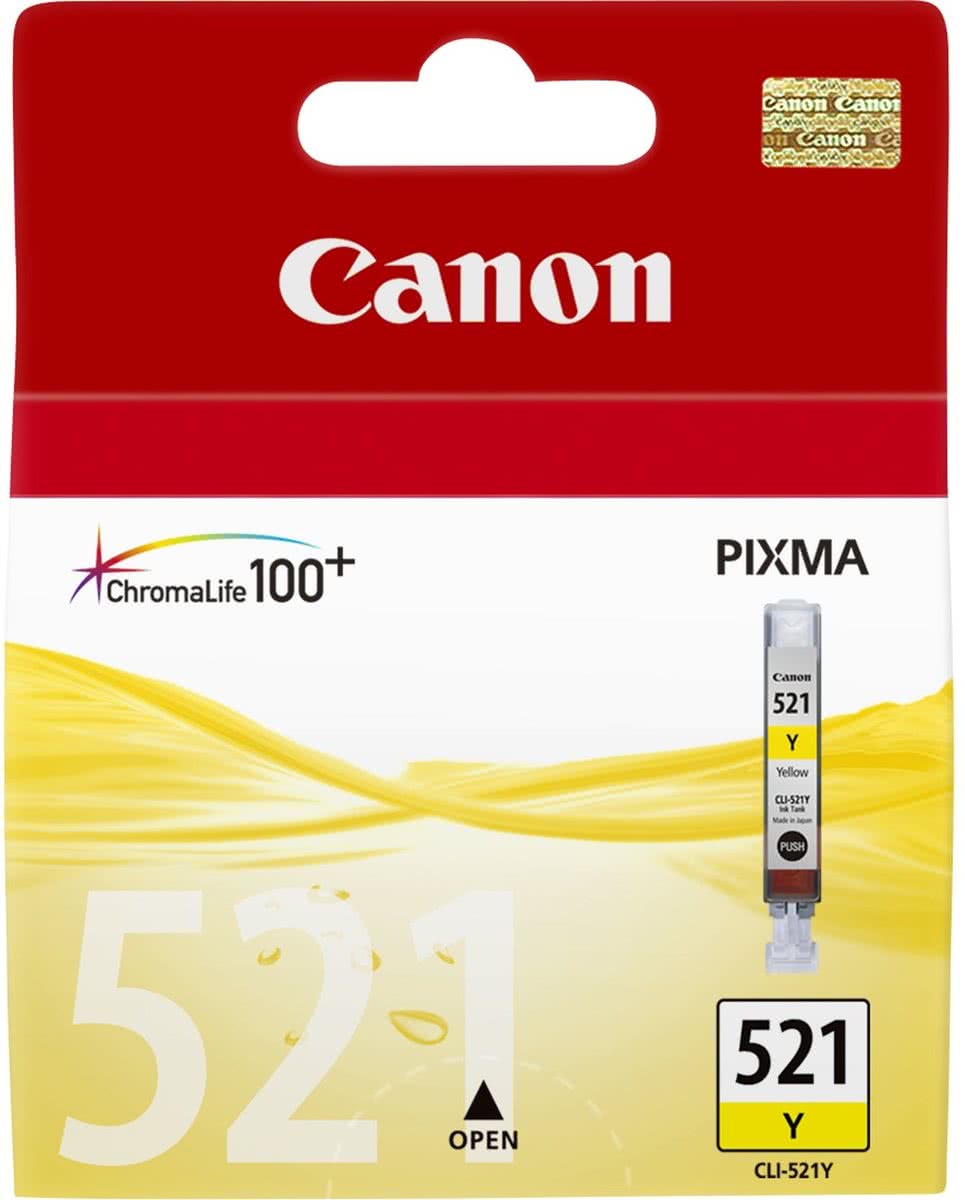 Canon CLI-521Y Inktcartridge - Geel