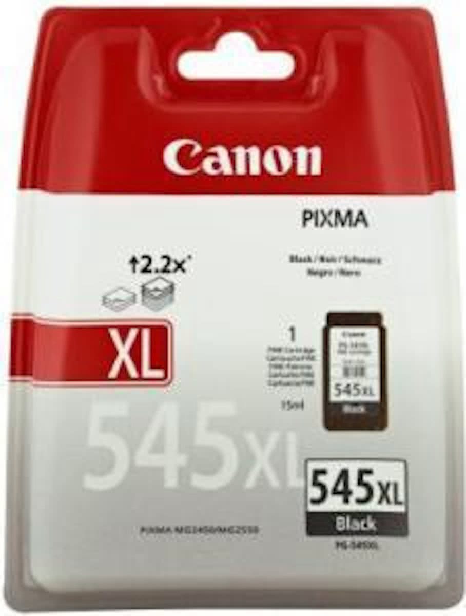 Canon PG-545XL - Inktcartridge / Zwart / Hoge Capaciteit