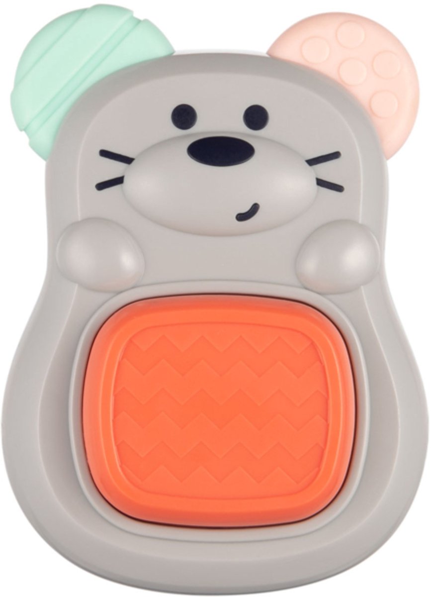 Canpol Babies Canpol MUIS bijtring met knop- 0m+ 0+ maanden