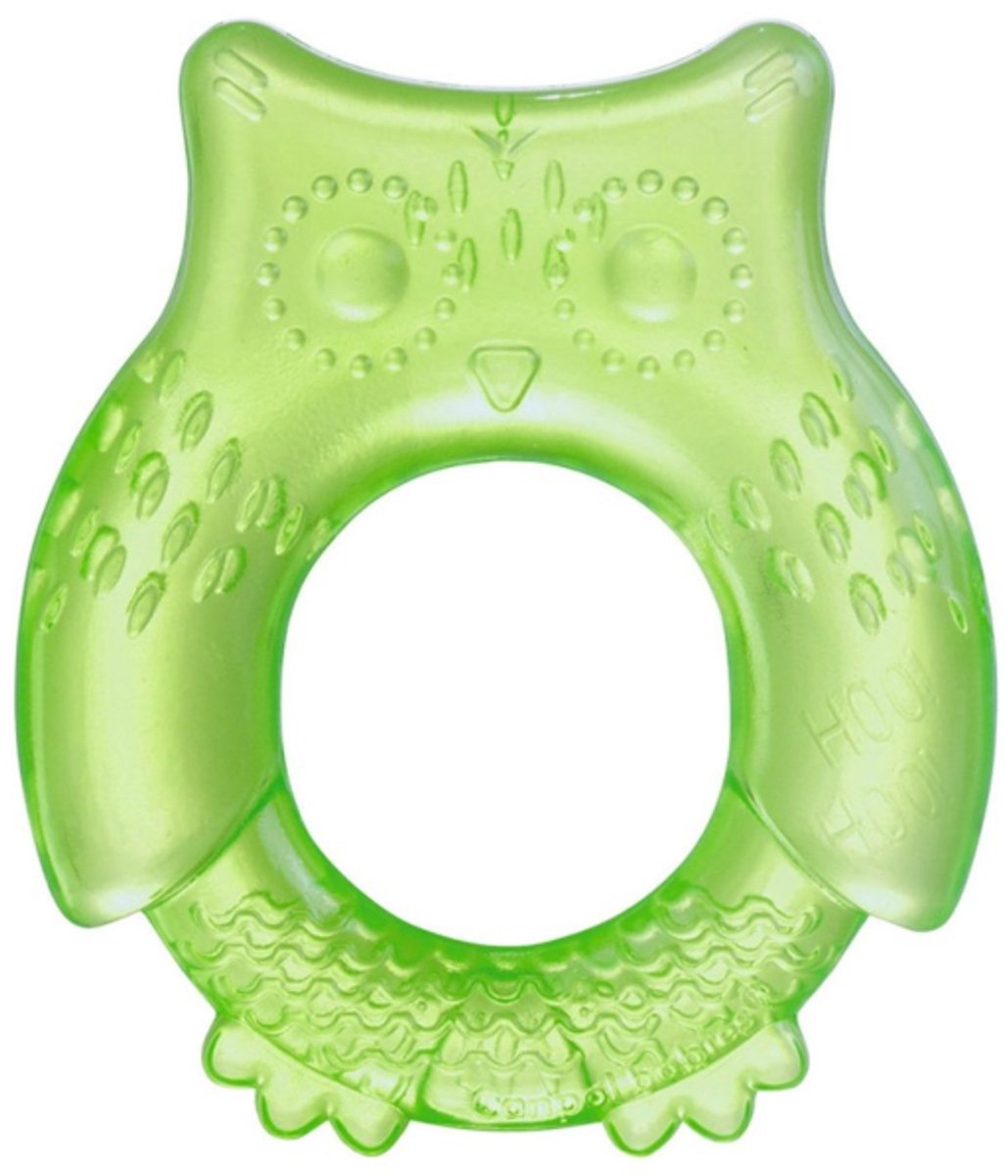 Canpol Babies Owl waterbijtring voor babys- 3m+ Groen