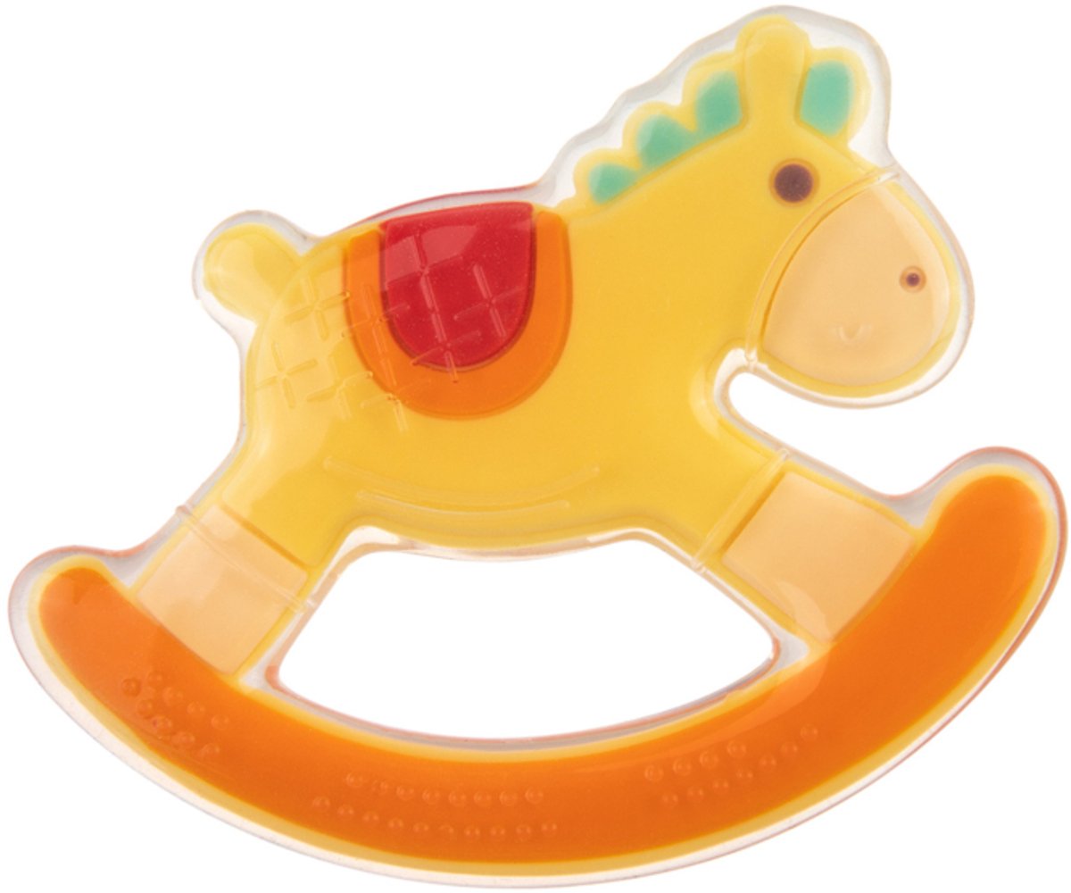 Canpol Babies PAARDJE siliconen bijtring voor babys - geel- 0m+ 0+ maanden