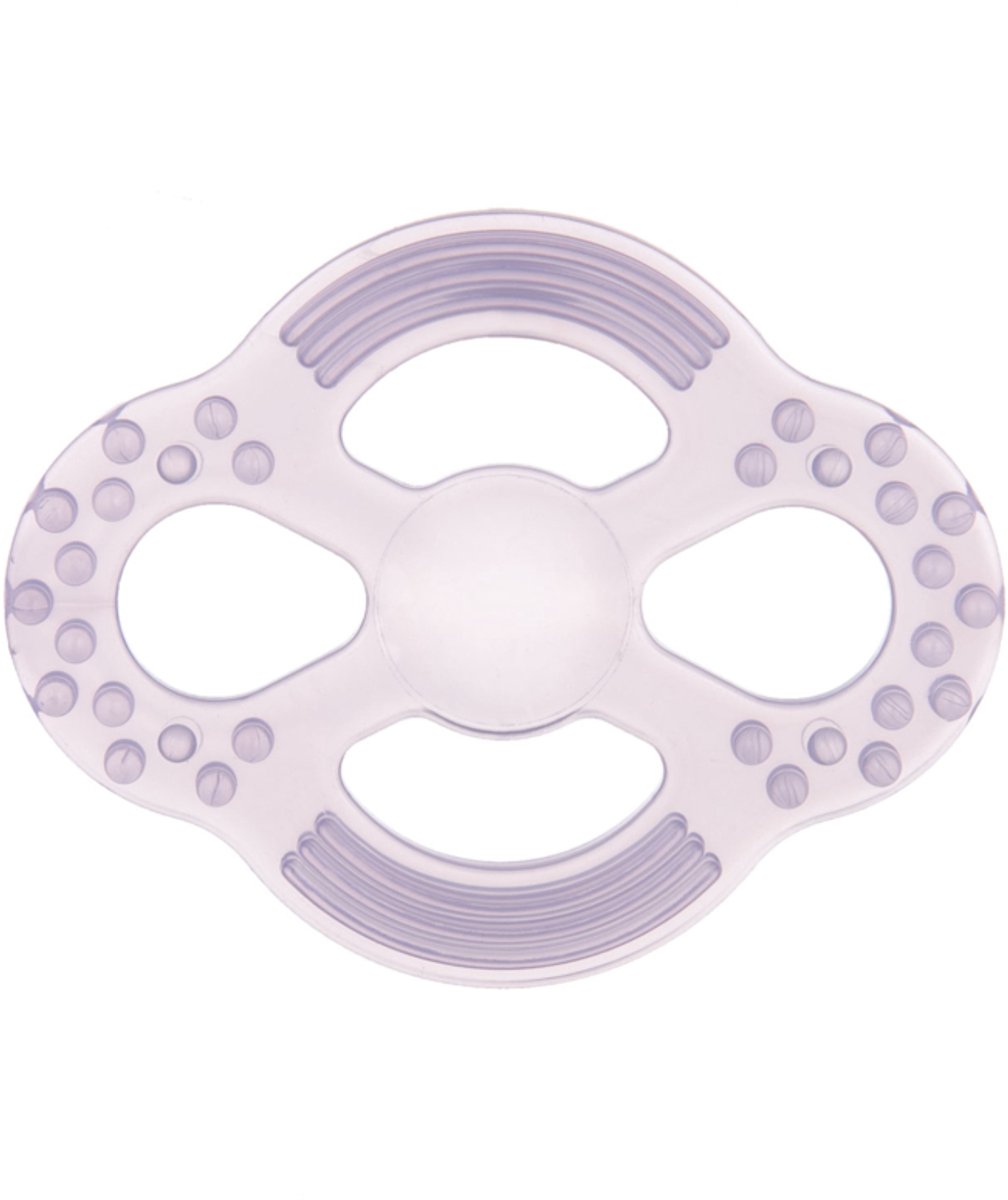 Canpol Babies transparante elastische bijtring - 3+m 3+ m