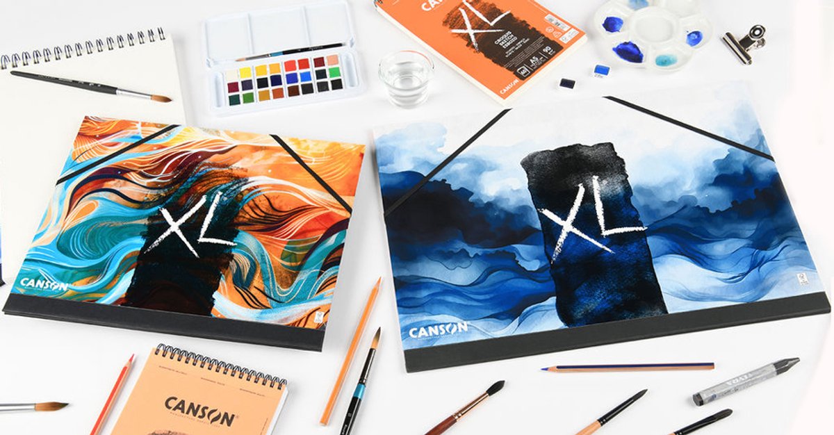 CANSON Tekenmap XL, 320 x 450 mm, Gesorteerde motieven