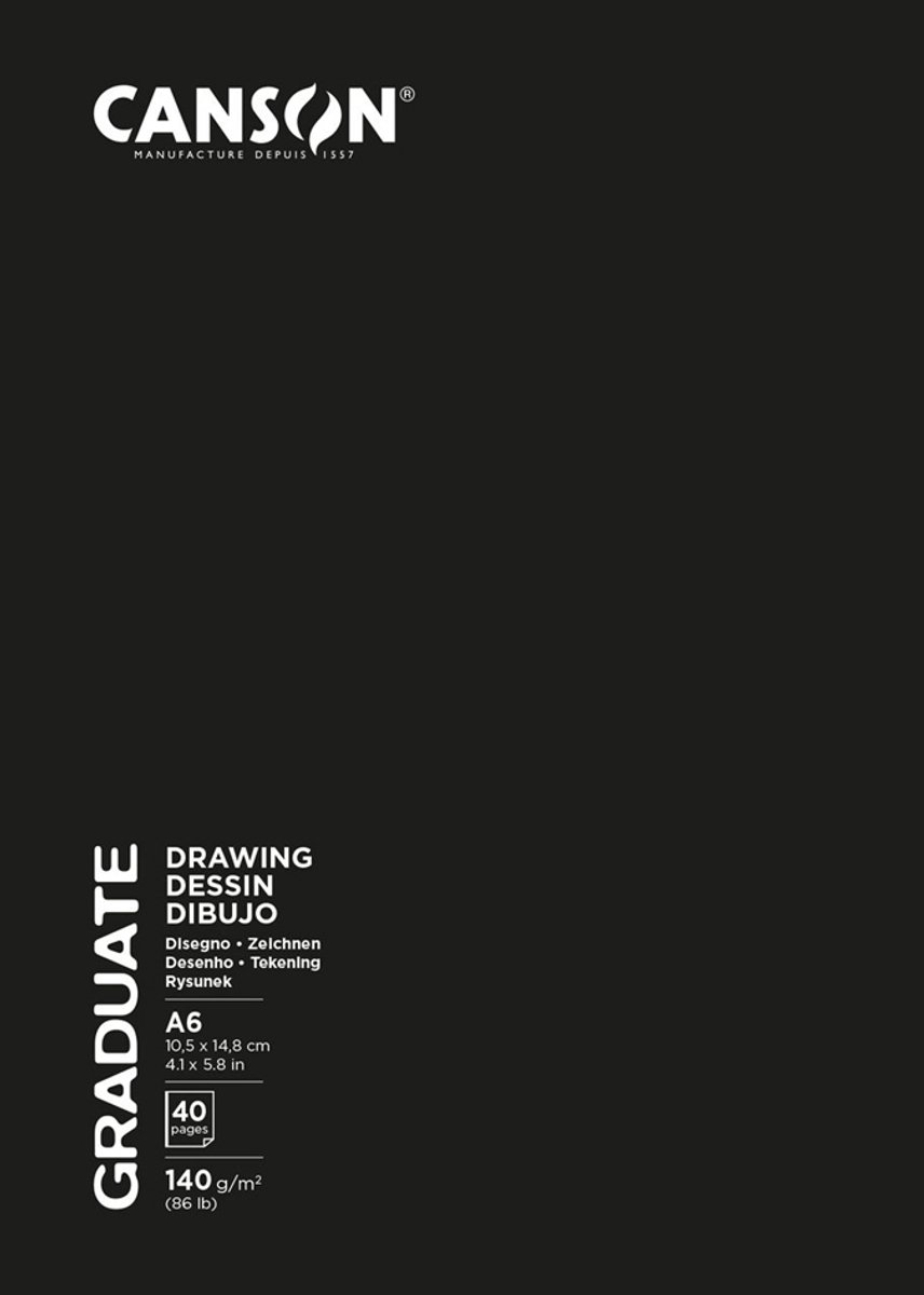 CANSON schetsboek GRADUATE DRAWING A3 297x420mm