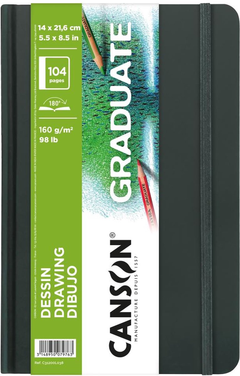 Canson - tekenboek - Graduate Series Drawing Book - C31200L038