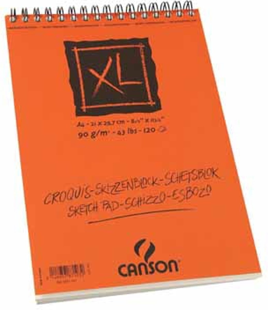 Canson schetsblok XL 21 x 29,7 cm (A4), blok van 120 vel
