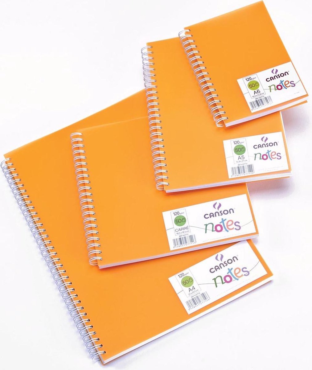 Canson schetsboek Notes, ft A4, oranje
