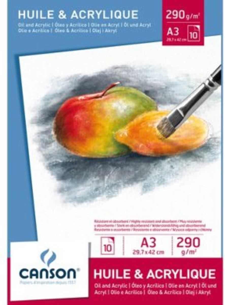 OLIE AQUARELBLOK CANSON A3 290GR 10VEL