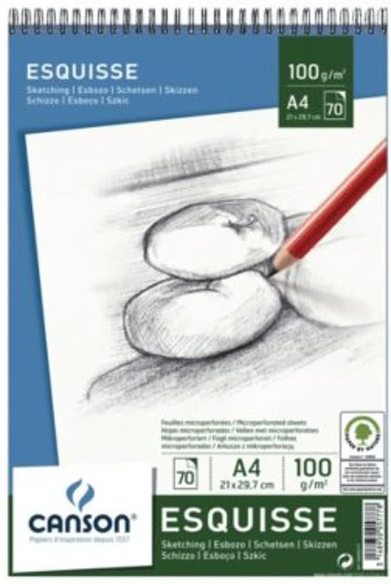 SCHETSBOEK CANSON A4 100GR 70VEL