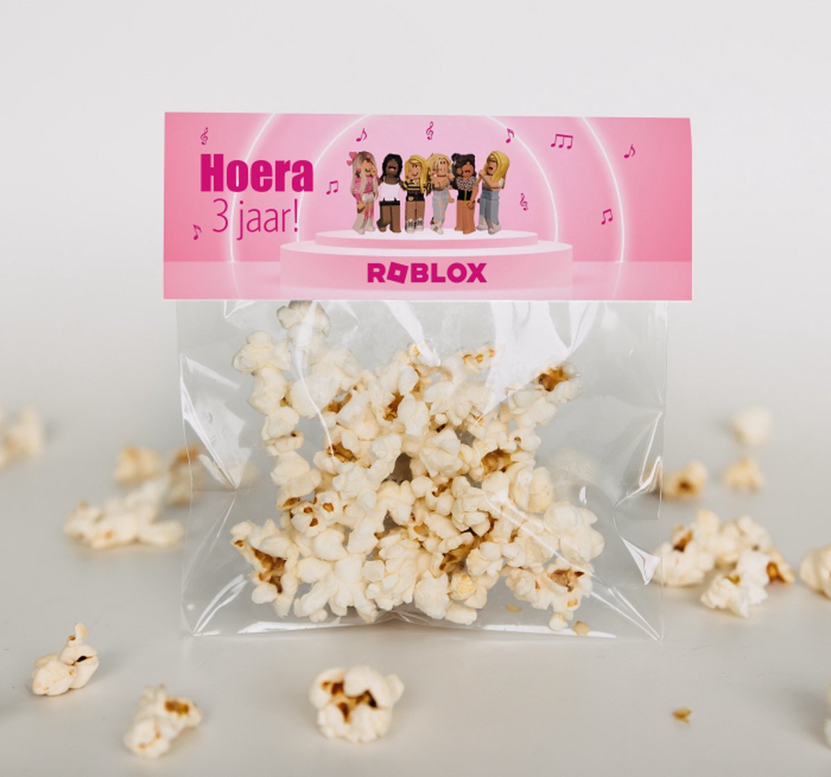 Traktatiezakje Roblox - traktatie 3 jaar meisje- 10 stuks