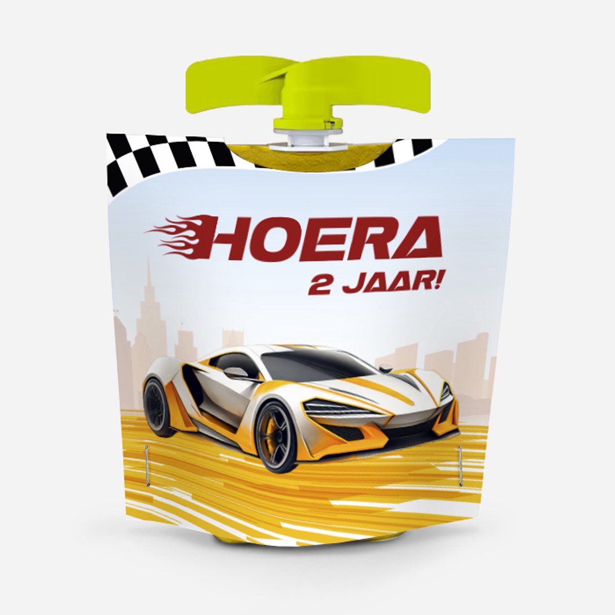 Wikkel voor knijpfruit - auto - 2 jaar - 10 stuks