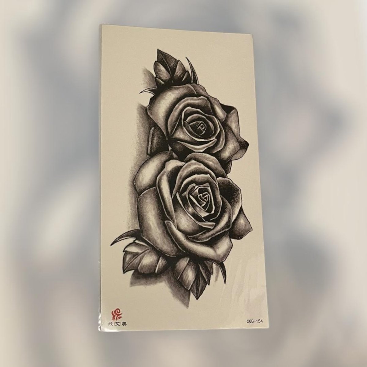 Roos Tattoo Sleeve Always On Time - Plaktattoo - Tijdelijke Tattoo - 18 X 15 cm (L x B)