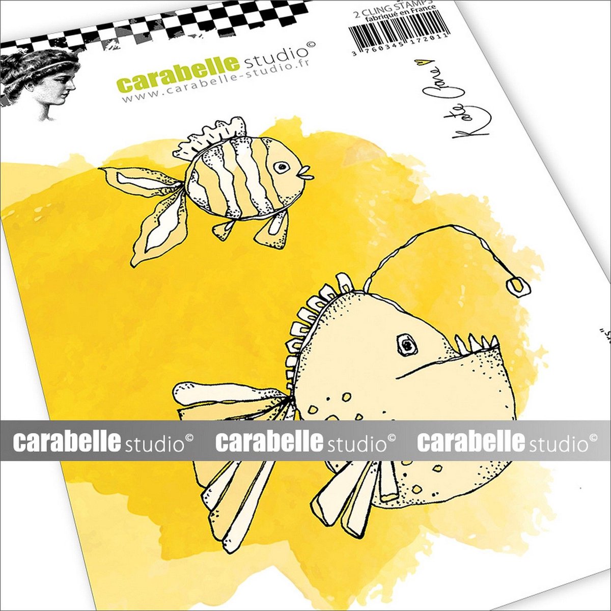 Carabelle Studio Cling Stamp A6 Swimmers