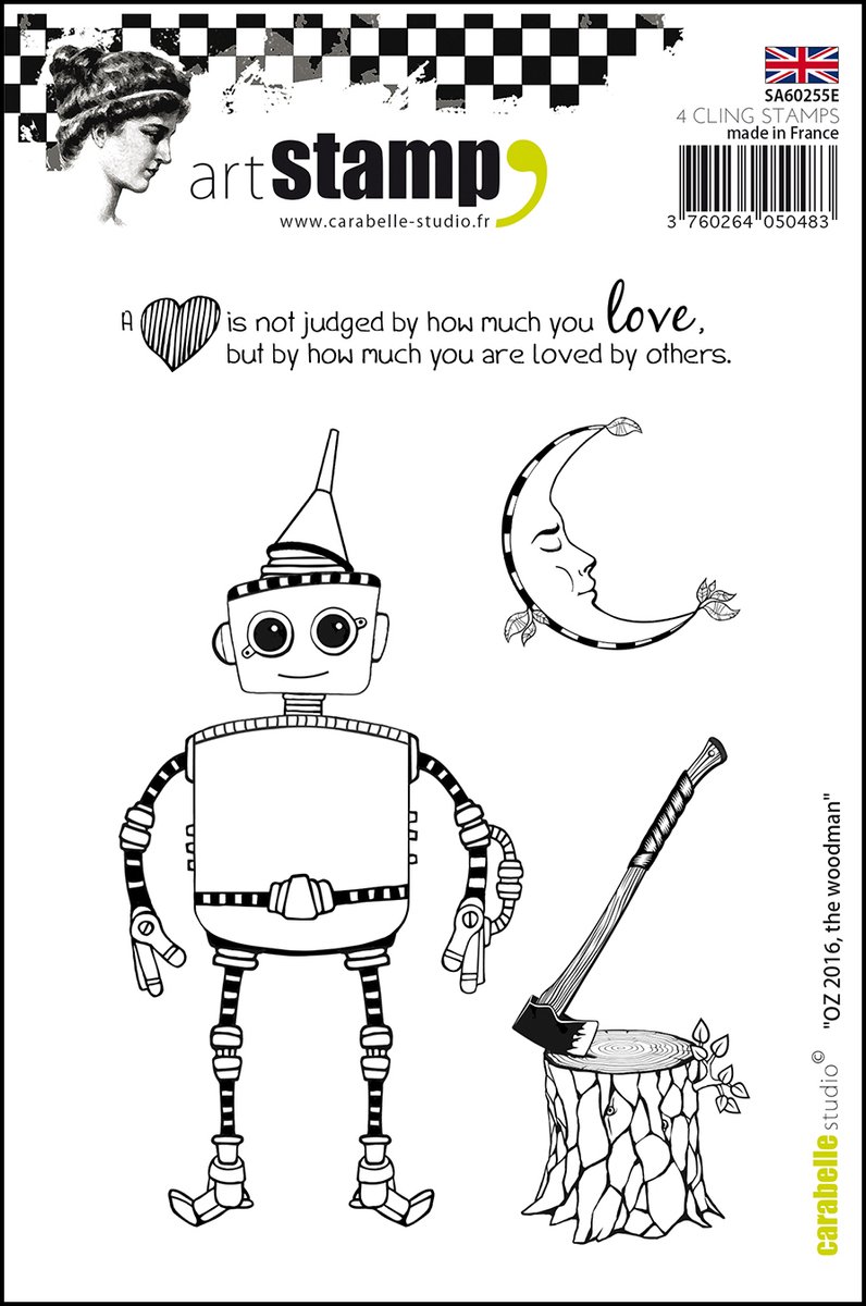 Carabelle stamp A6 OZ 2016, the woodman